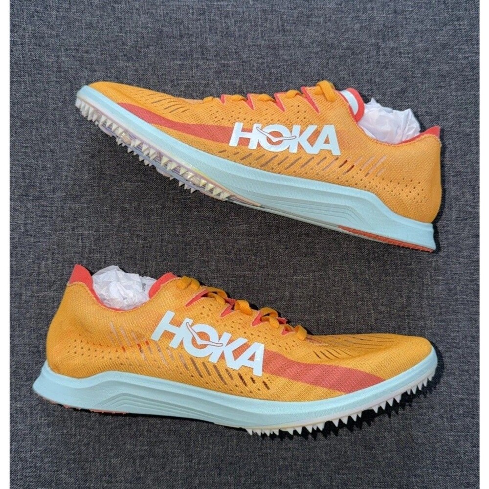 New Hoka U Cielo X LD Track Spike Radiant Yellow Camilla Shoes Size 11 Women’s